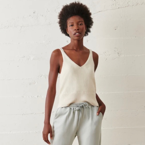 (NWT) WVN • Natural Sweater Knit Camisole - Picture 2 of 16